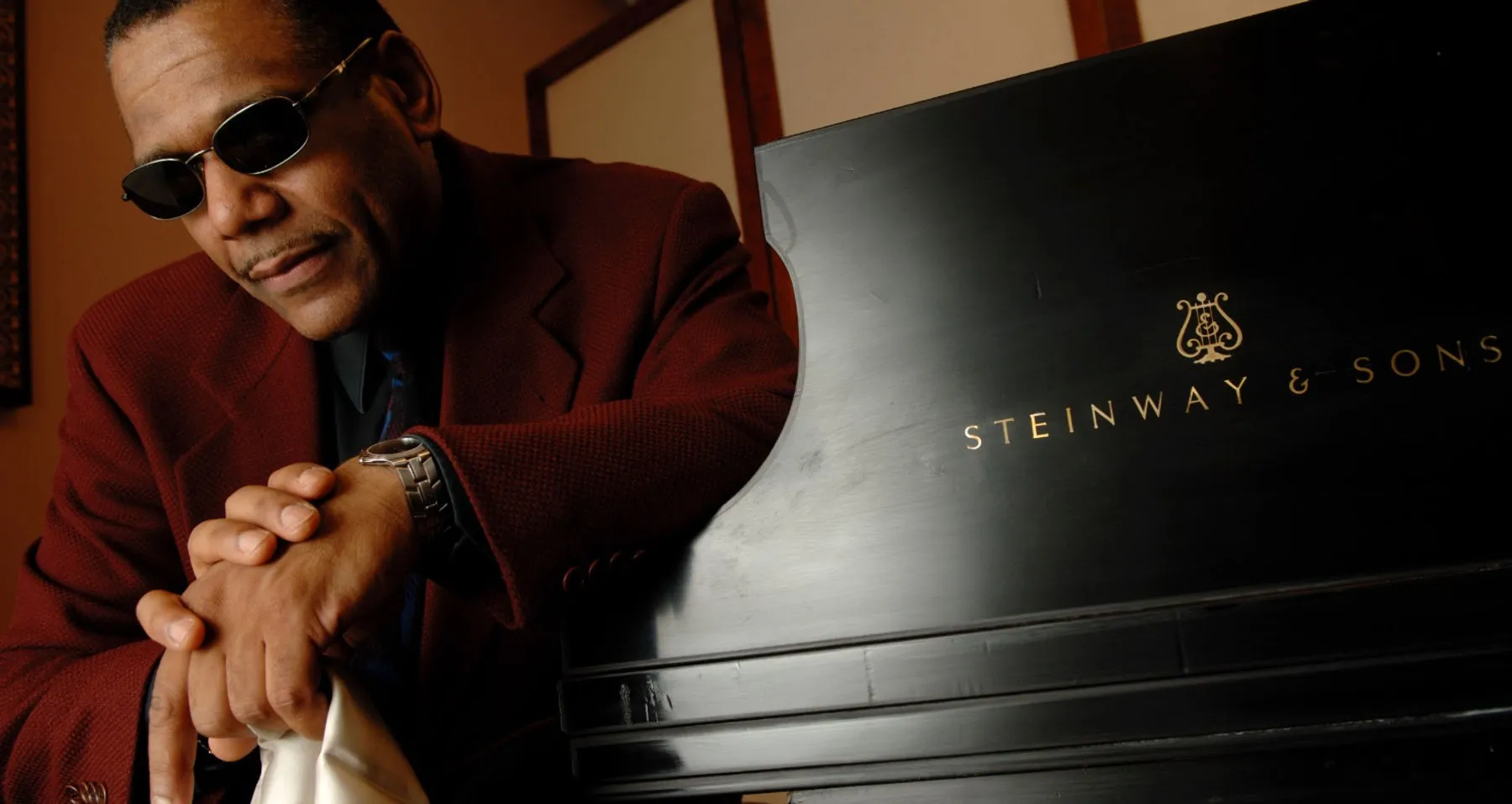 Donal Fox by the Steinway and Sons lettering